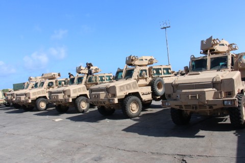 Gaadiid Dagaal oo usoo Degey Maamulka Jubbaland (Sawirro)