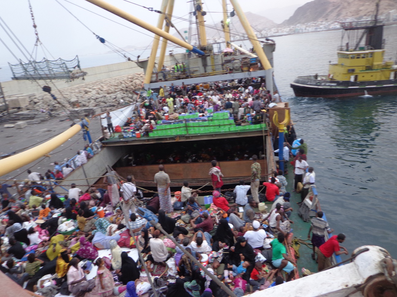 Soomaalida Ku Sugan Magaalada Cadan Ee Dalka Yemen Oo Xaalad Adag Soo Wajahday (Sawirro)