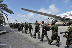 Ciidamo Burundi Ah Kana Tirsan Howlgalka AMISOM Oo Ku Laabanaya Dalkooda