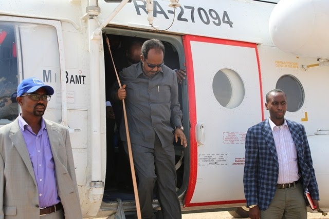 Madaxweyne Xasan Sheekh Oo Gaaray Magaalada Jowhar