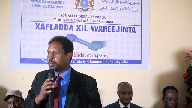 Wasiirka Warfaafinta: “Muhiimaddayda Ugu Horraysa In Ay Tahay in Dardargaliyo Xornimo Hadalka iyo Xoriyadda Saxaafadda Soomaaliya”