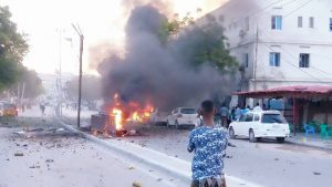 Sawirro: Khasaaraha Ka Dhashay Qaraxii Galabta Ka Dhacay Muqdisho