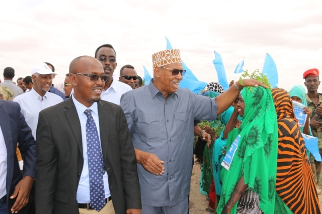 Sawirro: Madaxweyne Xaaf Oo Lagu Soo Dhoweeyay Gaalkacyo