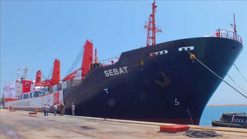Turkiga Oo Gargaar Gaaraya 13,000 tons u Soo Dhiibay Soomaaliya