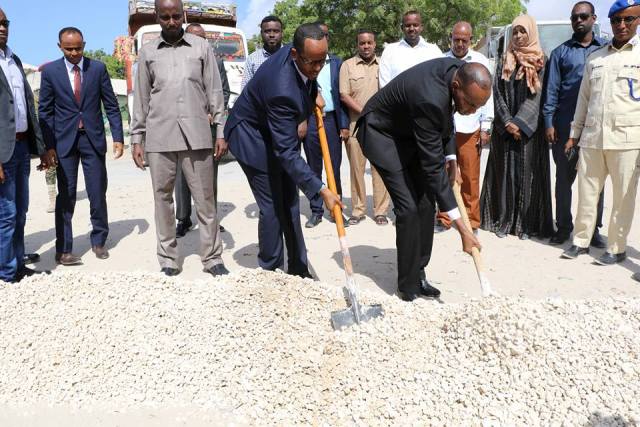 Dhismaha Wejiga 1-aad Ee Wadada Soddonka Oo Lasoo Gabagabeeyay