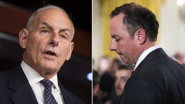 Madaxweyne Trump Oo John Kelly u Magacaabay Xoghayaha Aqalka Cad