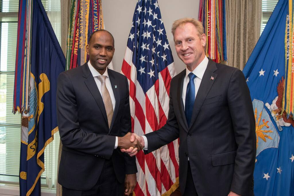 Kheyre Oo Washington kula Kulmay Madaxda Wasaaradda Gaashaandhigga Mareykanka