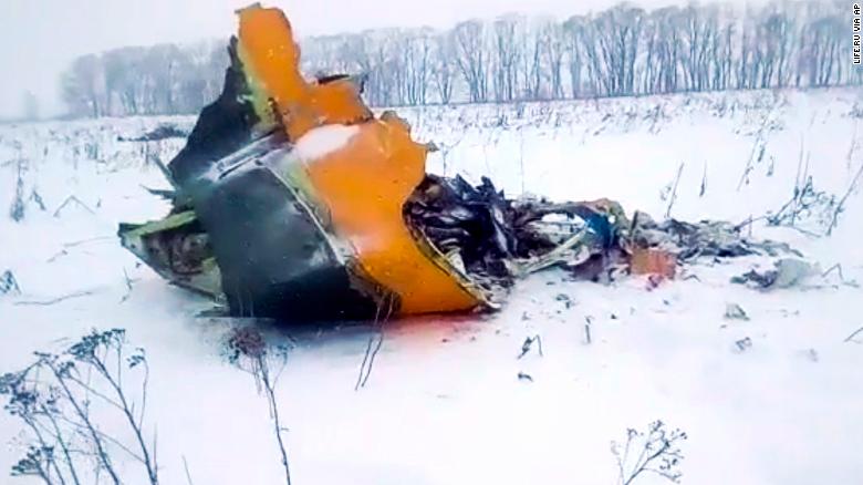 Ruushka: 71 Qof Ku Dhimatay Diyaarad Burburtay