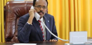 Farmaajo Oo Sisi Ka Codsaday Taageero Dhanka Amniga Ah