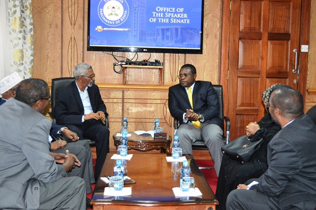 Guddoomiyaha Aqalka Sare Oo La Kulmay Dhiggiisa Kenya