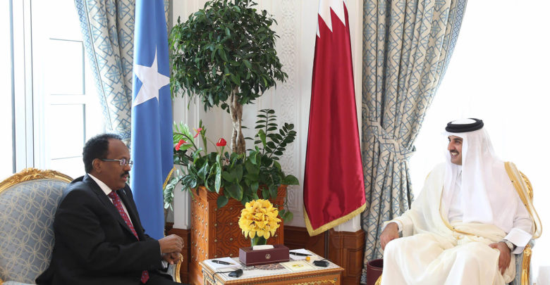 Madaxweyne Farmaajo Iyo Amiirka Qatar Oo Wada Booqanaya Talyaaniga