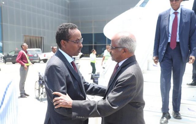 Wasiirka Arrimaha Dibadda Eritrea Oo Soo Gaarey Muqdisho
