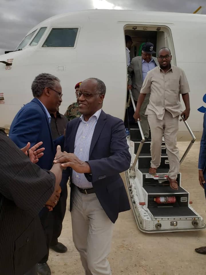 Wasiirka Arrimaha Gudaha Iyo Wafdi Uu Hoggaaminayo Oo Gaaray Dhuusamareeb