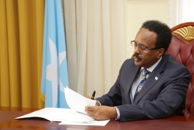 Madaxweyne Farmaajo Oo Saxiixay Ka Mid Noqoshada JFS Ee Heshiiskii Qaramada Midoobey Ee Xuquuqda Naafada