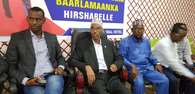 Guddoomiyaha Baarlamaanka Hirshabeelle Oo La Kulmay Qeybaha Bulshada Ee Baled-weyne
