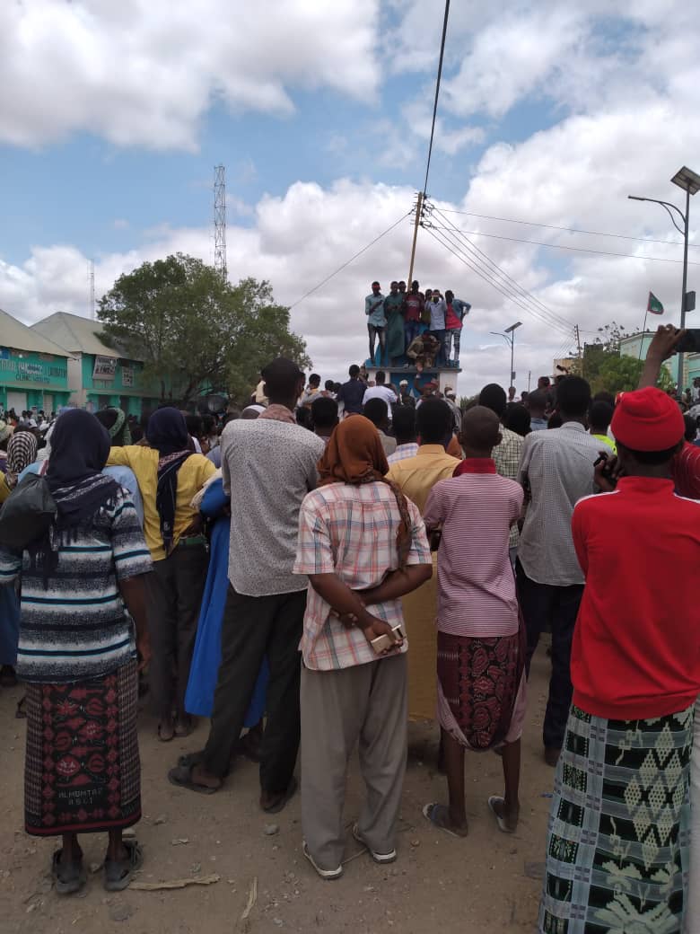 Sawirro: Dibadbaxyo Looga Soo Horjeedo Kenya oo Ka Socda 7-bada Degmo ee Gedo