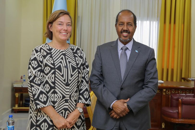 Madaxweyne Xasan iyo Madaxa Bangiga Adduunka Ee Soomaaliya oo Kulmay