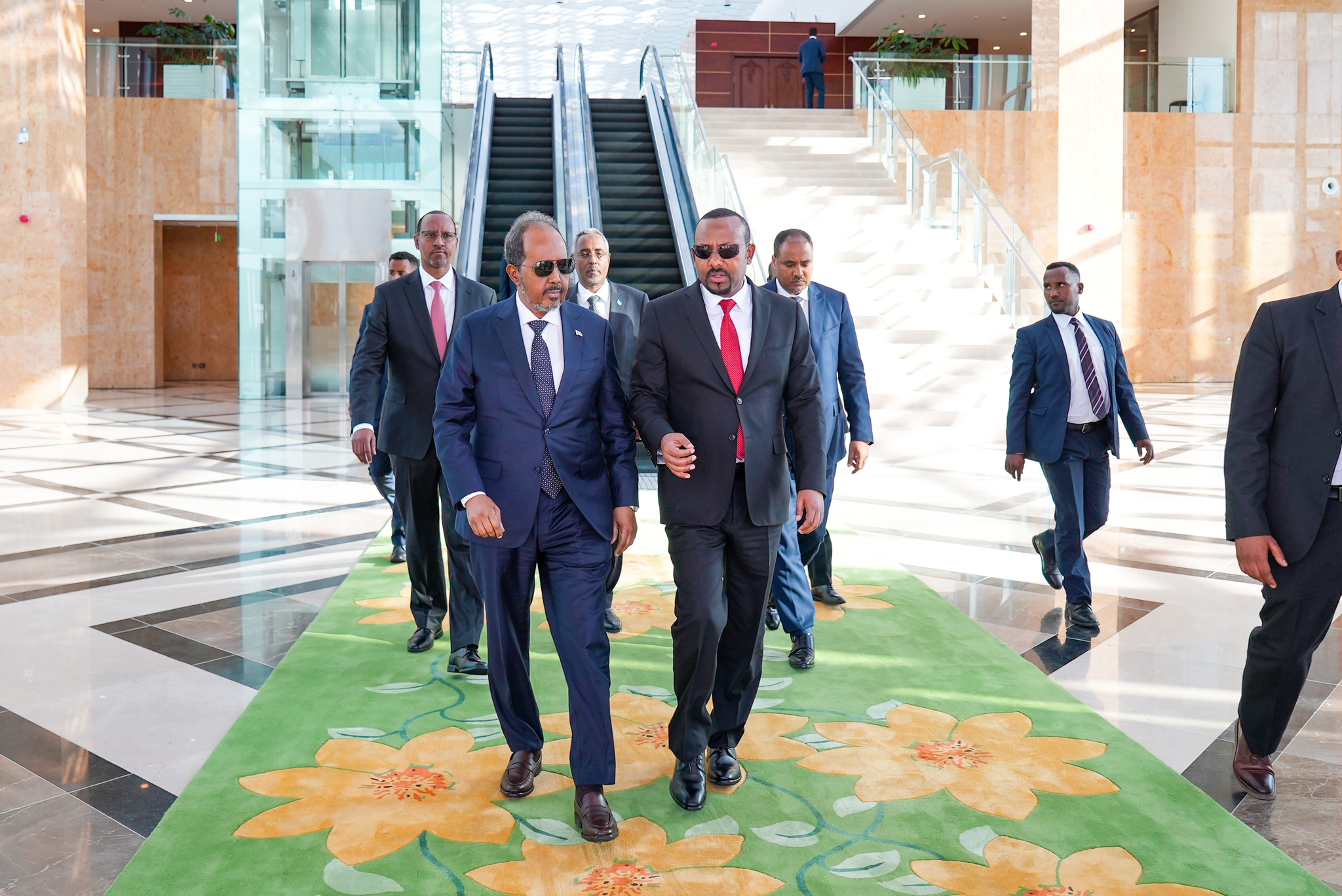 Madaxweyne Xasan Shiikh oo Gaaray Magaalada Addis Ababa