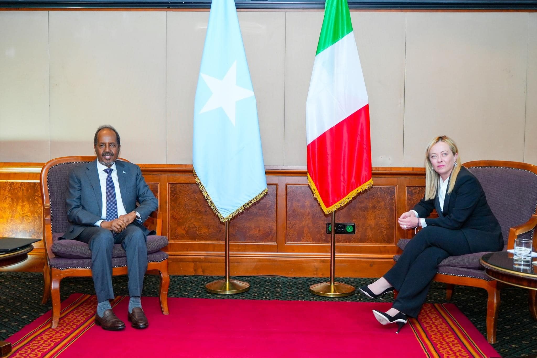 Madaxweynaha iyo Ra’iisulwasaaraha Taliyaaniga oo Ku Kulmay Magaalada Addis Ababa