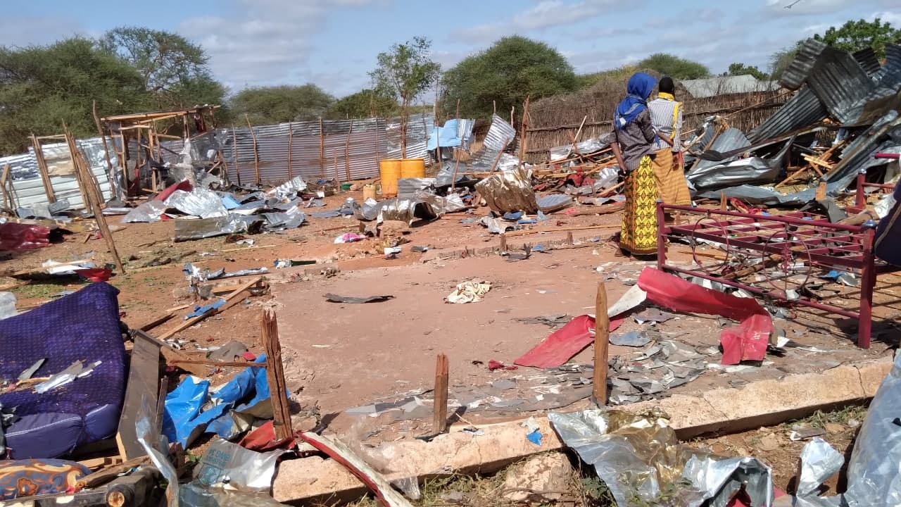 Duqeymo Khasaare Dhaliyay oo Diyaaraha Kenya Ka Geysteen Ceelcadde